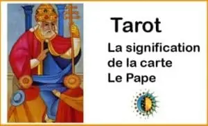Que signifie la carte de le Pape?