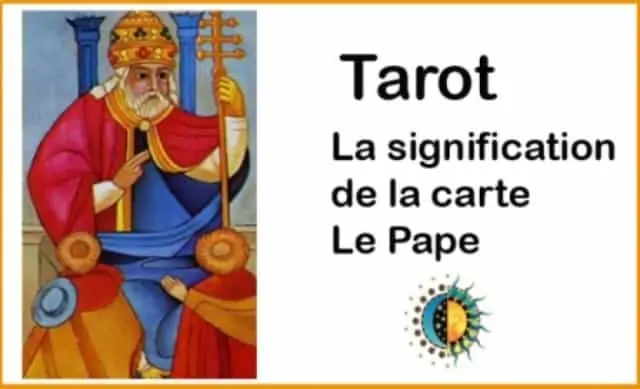 Que signifie la carte de le Pape?