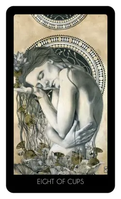 Le 78 tarot carte eight of cups