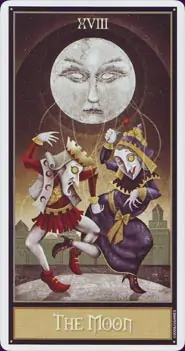 Tarot Deviant Moon : carte la Lune