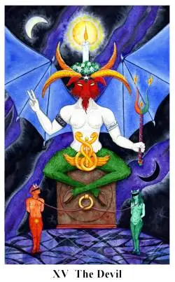 Arto tarot carte: le diable