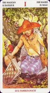 Celtic tarot carte : le bateleur