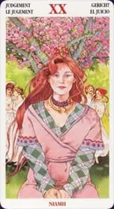 Celtic tarot carte : le jugement