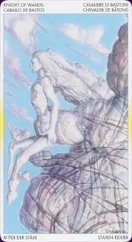 Tarot of metamorphosis: carte chevalier de batons