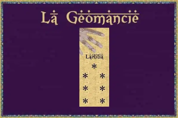 Laetitia : Figure géomancie et signification