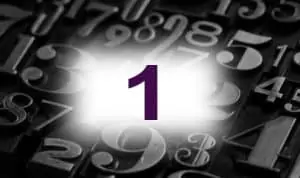 Numérologie nombre 1 signification