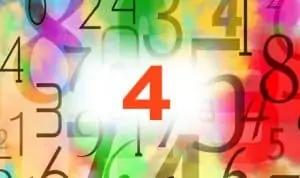 Numérologie nombre 4 signification: