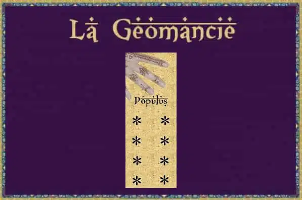 Populus : Figure géomancie et signification