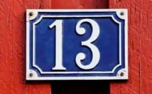 Nombre 13 et Superstitions