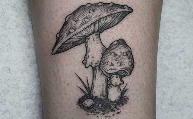 Tatouage de champignon