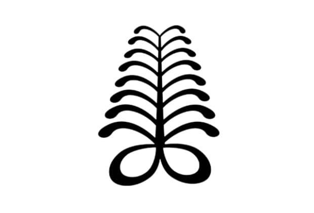 Adinkra Symbole Aya