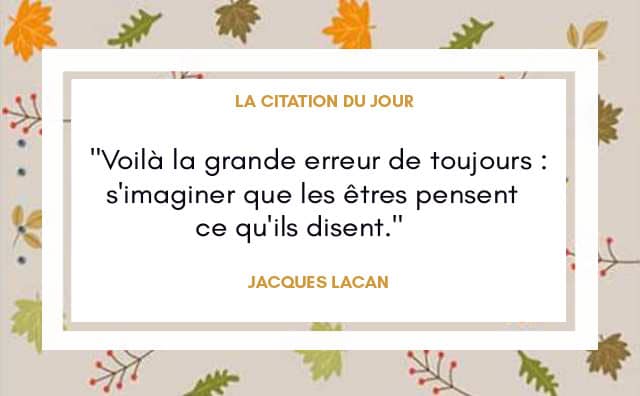 Citation du 15 novembre