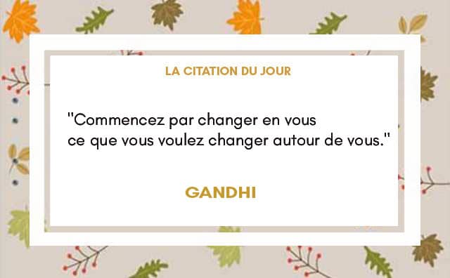 Citation du 22 novembre