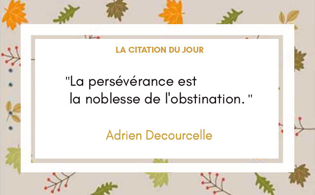 Citation du 27 novembre