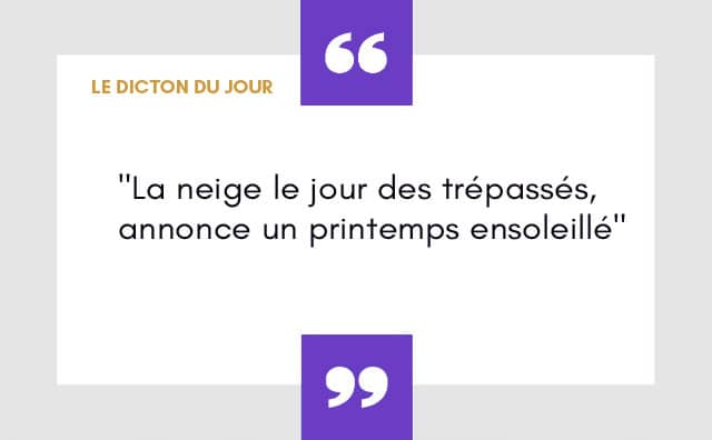 Dicton du 02 novembre