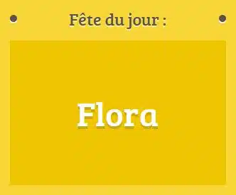 Prénom Flora fête le 24 novembre