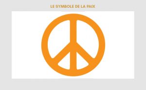 Le symbole universel de la paix et de l'amour