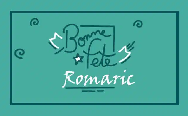 10 décembre : Bonne fête Romaric