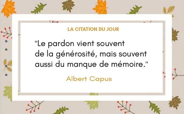 Citation du 01 décembre