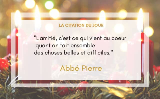 Citation du 05 décembre