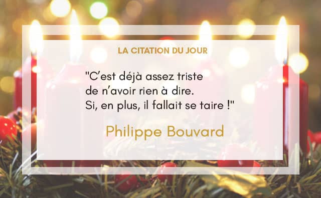 Citation du 20 décembre