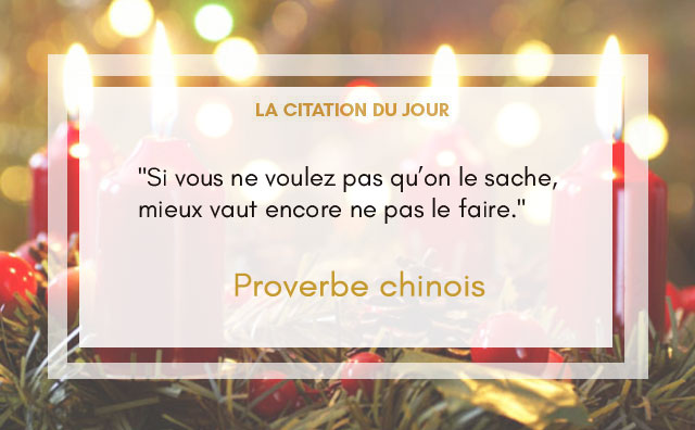 Citation du 29 décembre