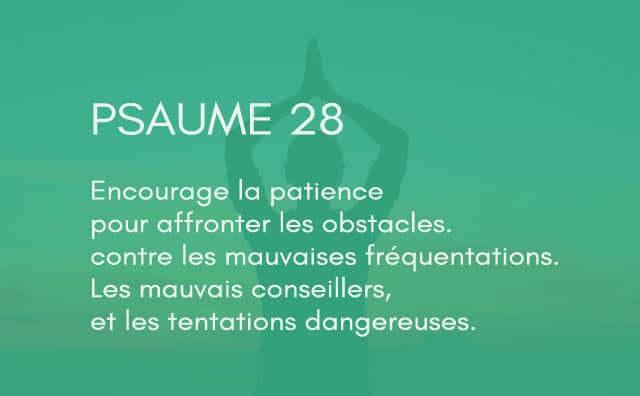 Interprétation du psaume 28 de la bible