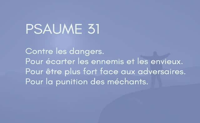 Interprétation du psaume 31 de la bible