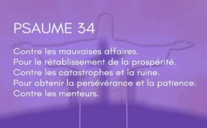 Interprétation du psaume 34 de la bible