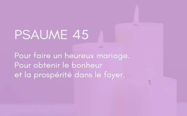 Interprétation du psaume 45 de la bible