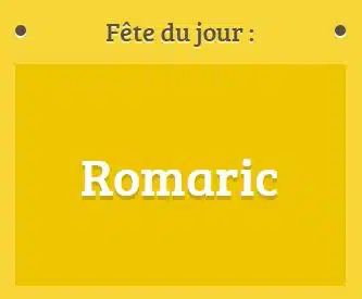 Prénom Romaric fête le 10 décembre