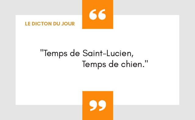 Dicton 08 janvier