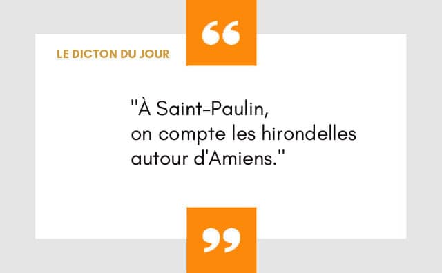 Dicton 11 janvier