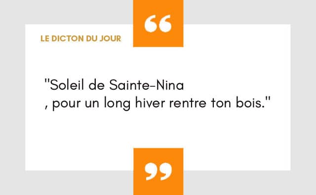 Dicton 14 janvier