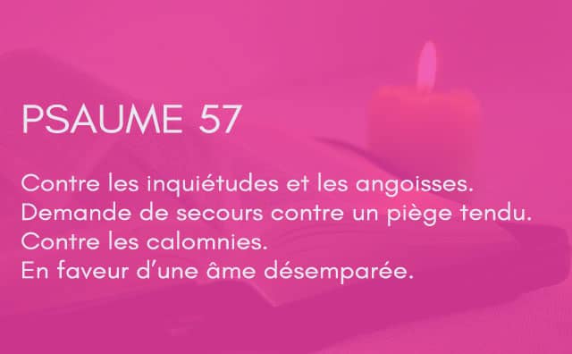 Interprétation du psaume 57 de la bible