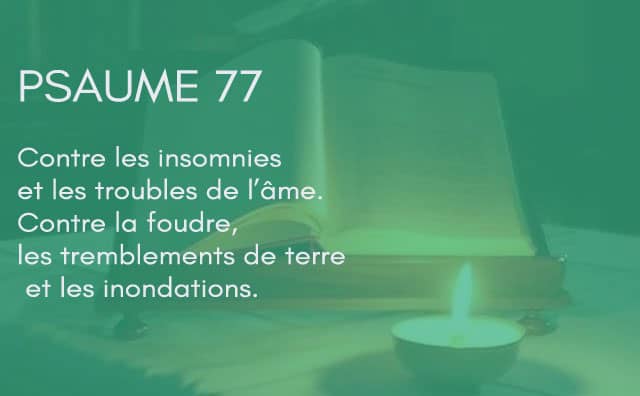 Interprétation du psaume 77 de la bible