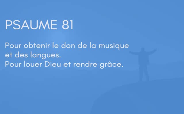 Interprétation du psaume 81 de la bible