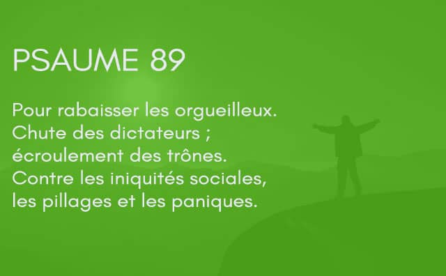 Interprétation du psaume 89 de la bible