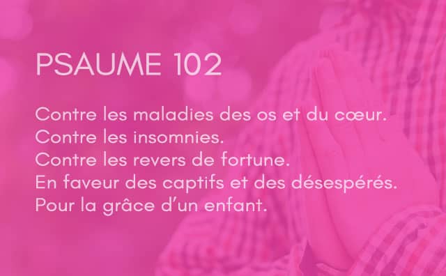 Interprétation du psaume 102 de la bible