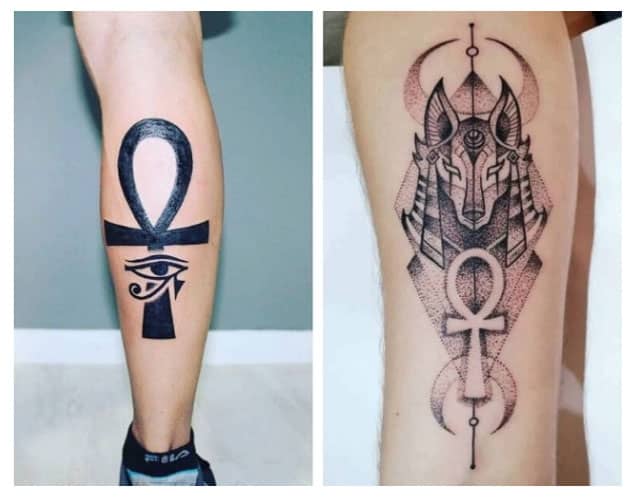 Tatouage de la croix Ankh et sa signification