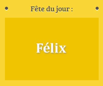 Prénom Félix fête le 12 Février