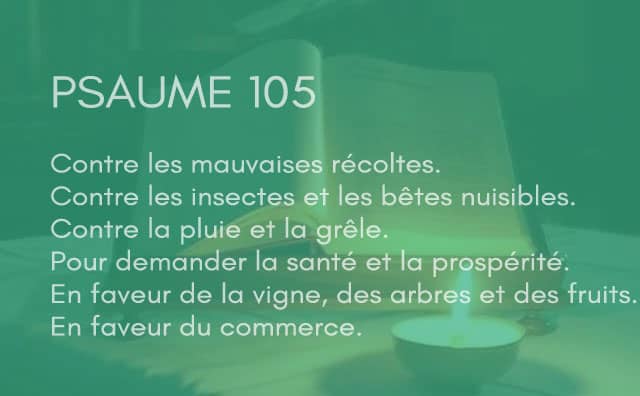 Interprétation du psaume 105 de la bible