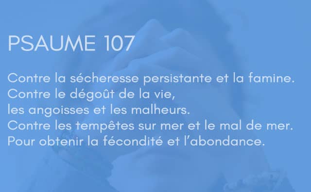 Interprétation du psaume 107 de la bible