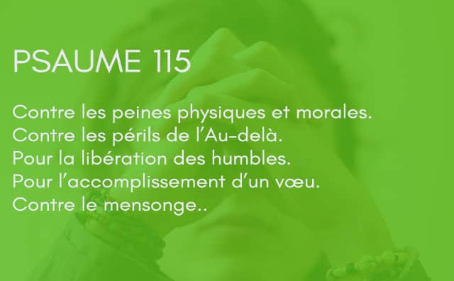 Interprétation du psaume 115 de la bible