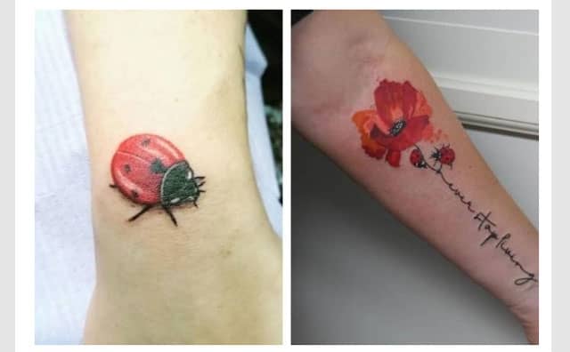 Tatouage de coccinelle et symbolisme