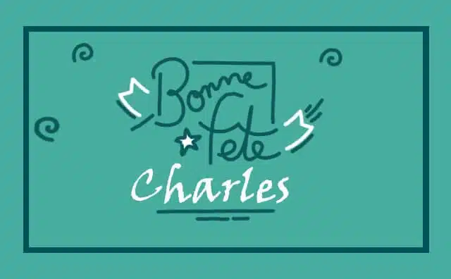 Le 02 mars Bonne Fête Charles :