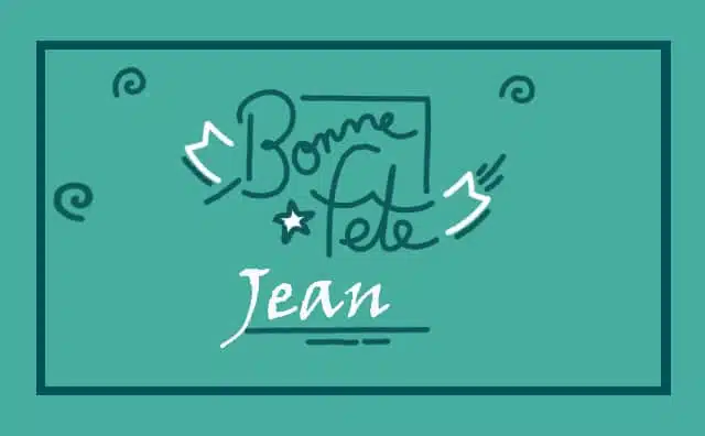 Le 08 mars Bonne Fête Jean :