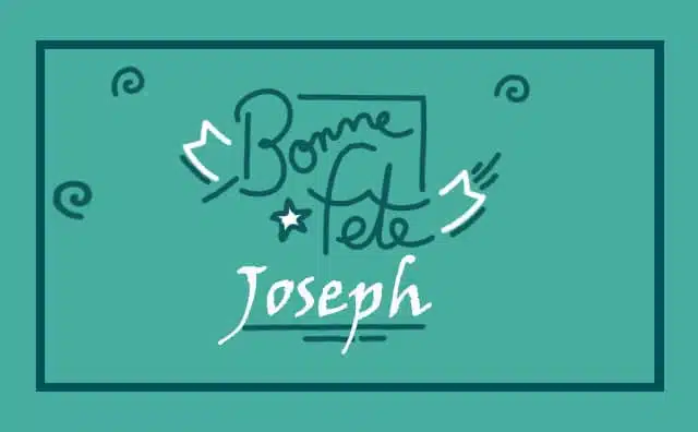 Le 19 mars Bonne Fête Joseph :