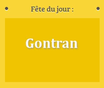 Prénom Gontran fête le 28 Mars