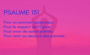 Interprétation du psaume 131 de la bible